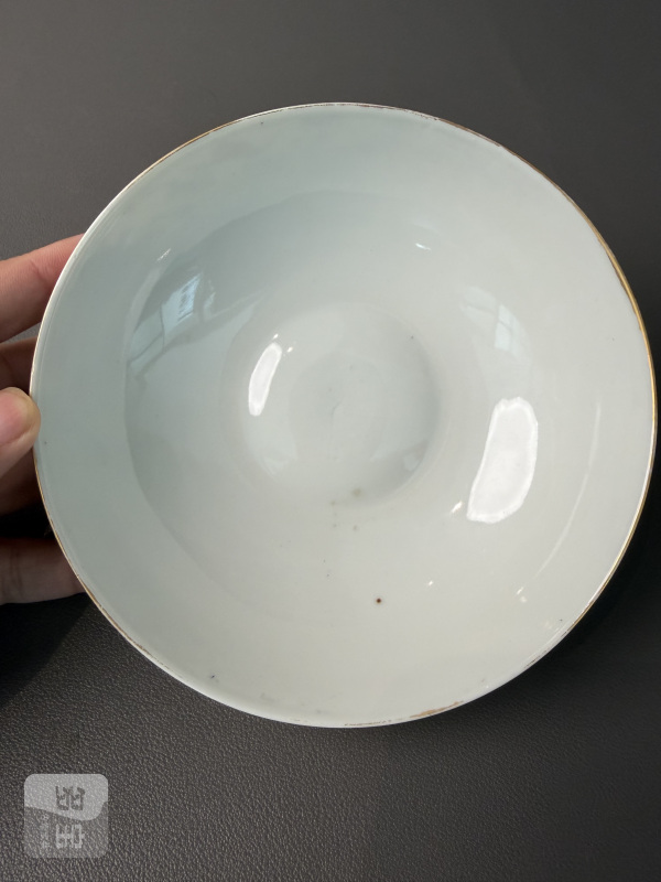 清光绪 粉彩云鹤纹碗 - 图6